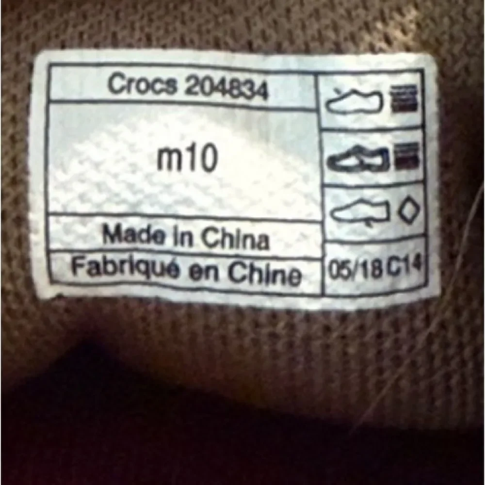 Crocs Tan Canvas Conversion Heel Slip On Deck Boat Loafers